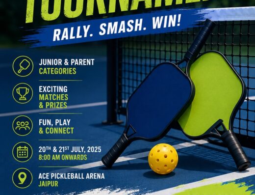 Pickleball Tournament – Rally Smash Win, ACE Pickleball Arena Jaipur