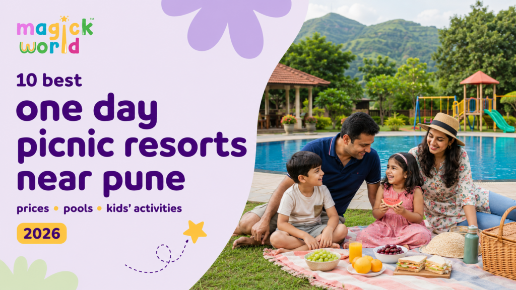 10 Best One Day Picnic Resorts Near Pune: Prices, Pools & Kids’ Activities (2026)