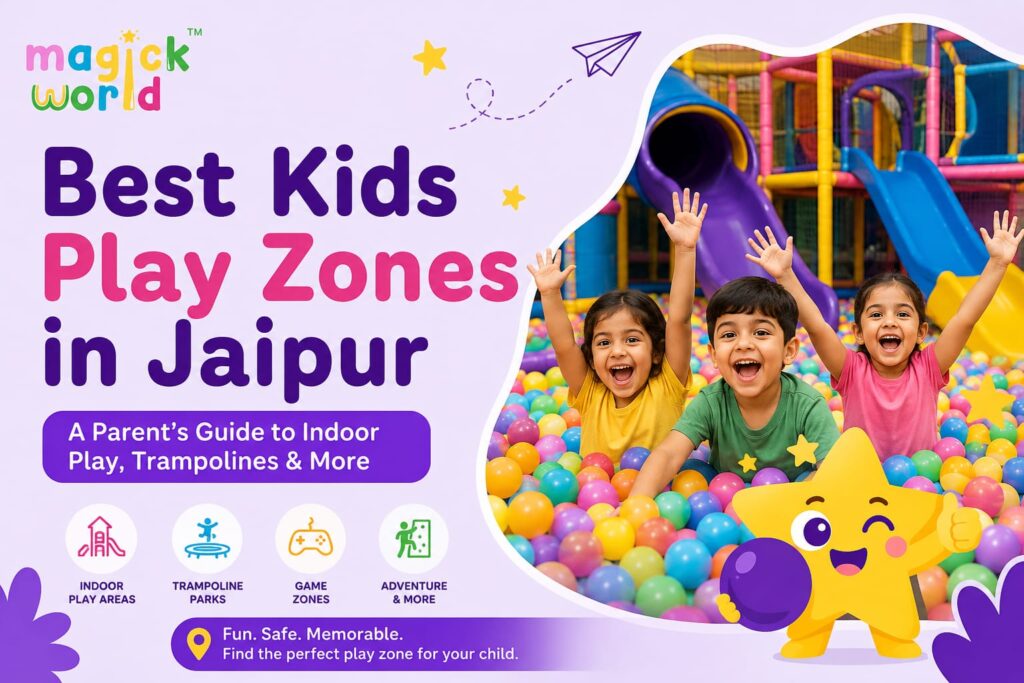 Best Kids Play Zones in Jaipur: A Parent’s Guide to Indoor Play, Trampolines & More