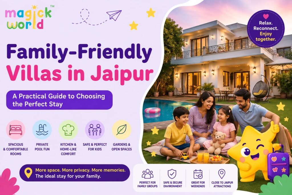 Family-Friendly Villas in Jaipur: A Practical Guide to Choosing the Perfect Stay