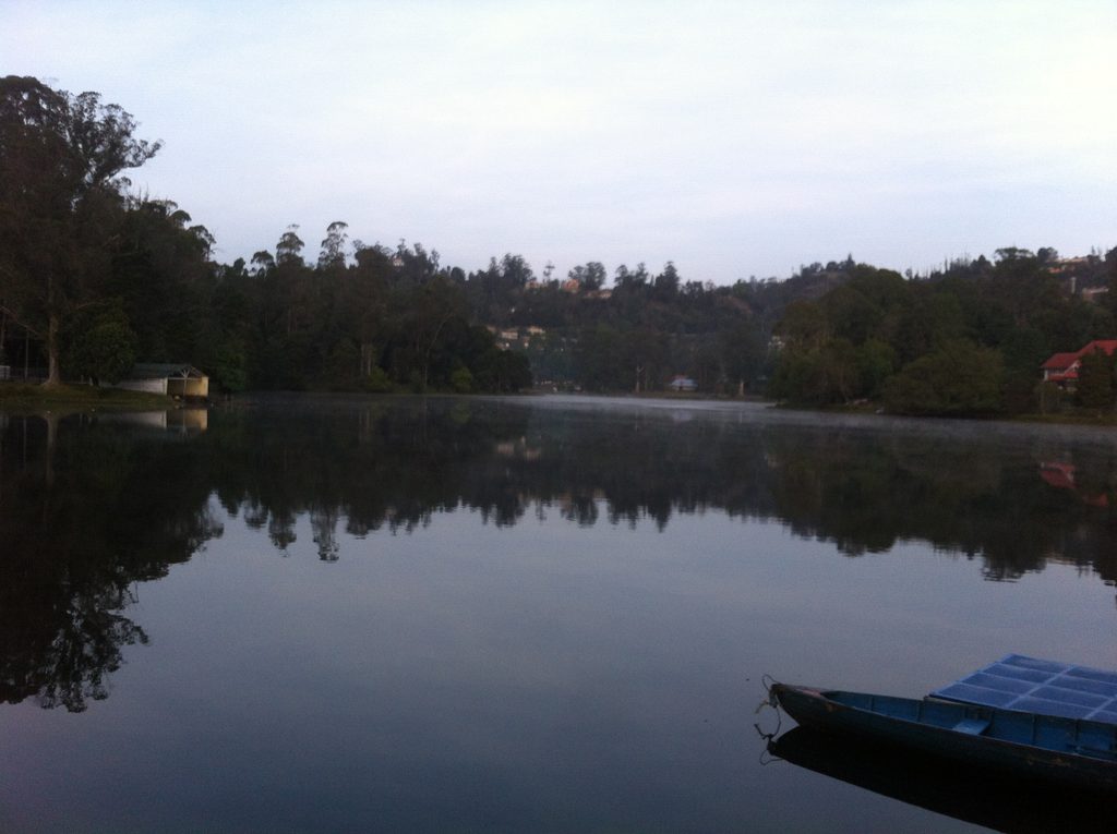 Kodaikanal Lake in the early morning.