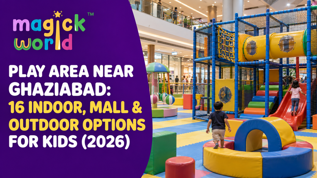 Play Area Near Ghaziabad: 16 Indoor, Mall & Outdoor Options for Kids (2026)
