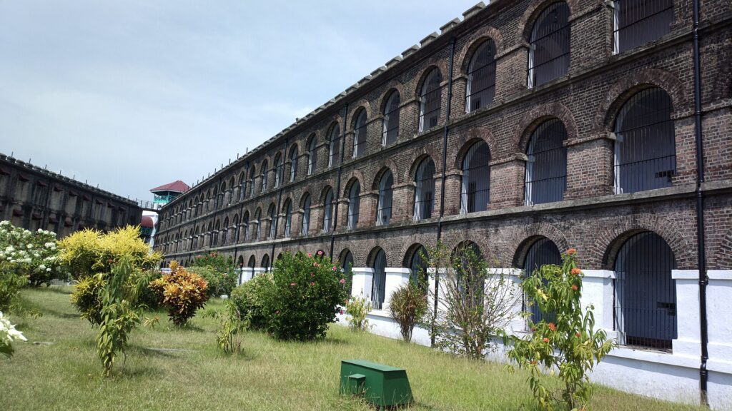 family visiting cellular jail andaman tour