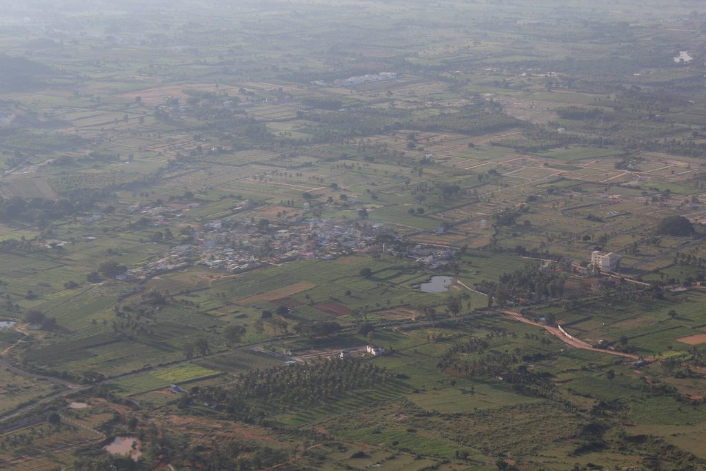Morning view from Nandi Hills.