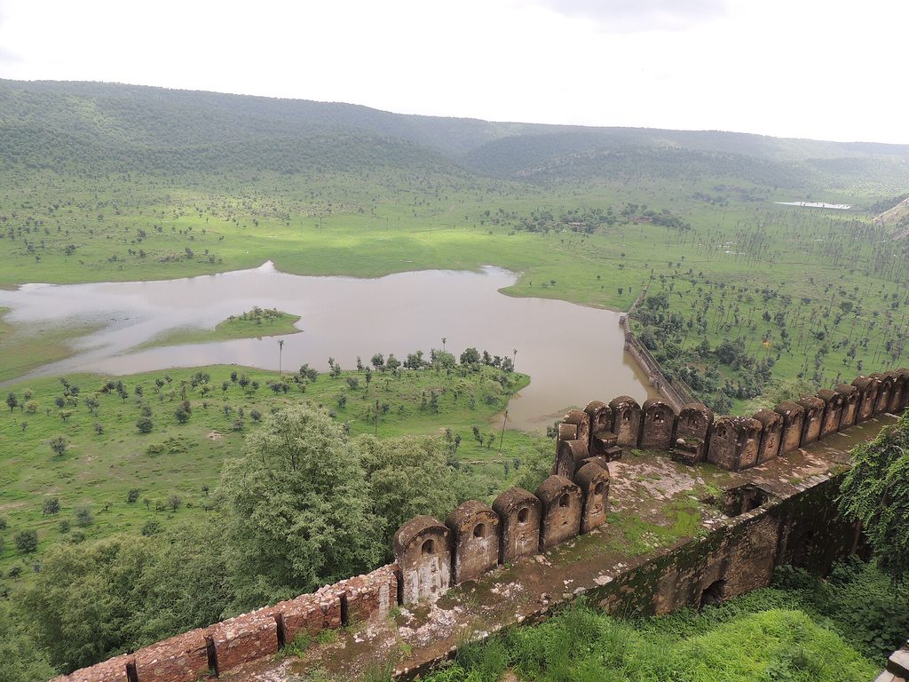 Sariska’s landscape viewed from Kankwari Fort
