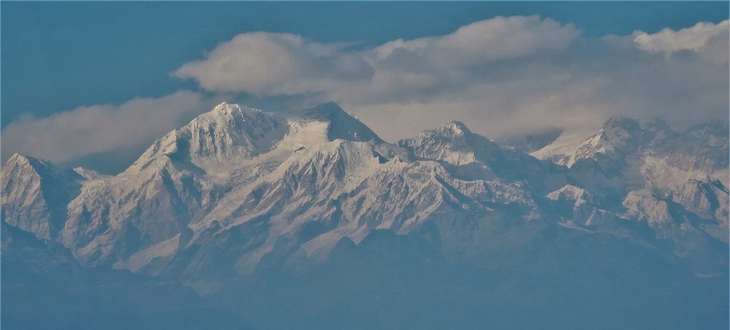 Kanchenjunga seen from Darjeeling. 
